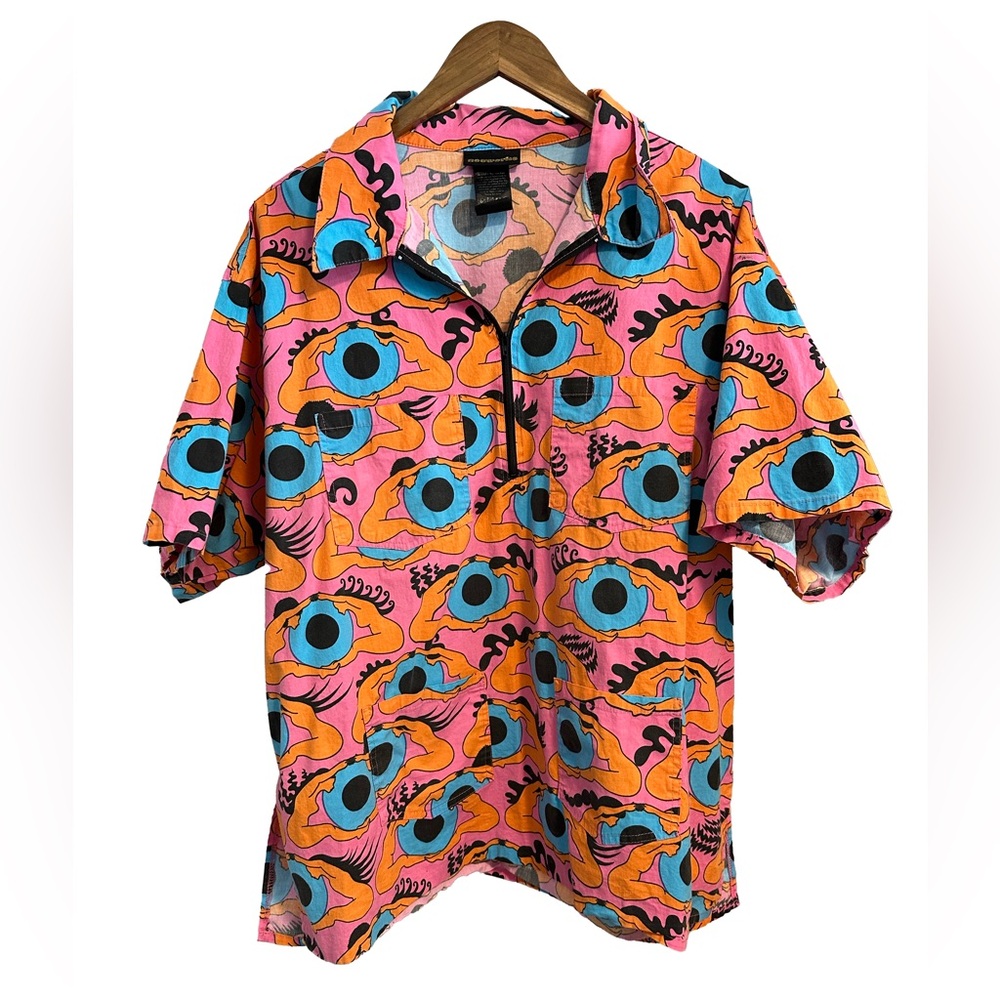 NOOWORKS - Work shirt - Dahlia Psychedelic Eyes - XXL
